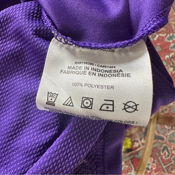 Nike Team MLB Colorado Rockies dark purple men’s jersey number 14 size small - Picture 7 of 10